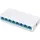 MS108 Netzwerk-Switch Managed Fast Ethernet 10/100 (8 Ports), Netzwerk Switch, Weiss