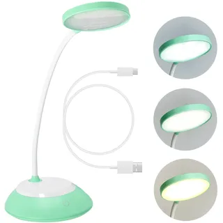 Kabellose LED Schreibtischlampe 5W, Minzgrün - Türkis