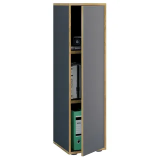 Aktenschrank VCM "Büroschrank Aktenschrank Sideboard Salia 3fach", schwarz (anthrazit), B:30cm T:33cm, Obermaterial: 100% Holz Wood., Schränke, Aktenschrank