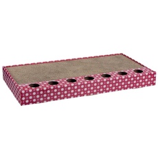 Bild von Kratzpappe mit Spielzeug 48 x 25 cm pink