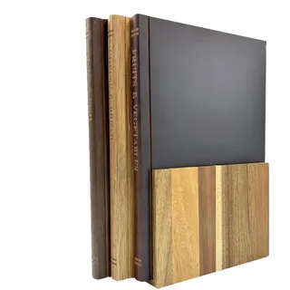 Schneidebrett, das aussieht wie Bücher, Buchschneidebrett 3er Set mit Ständer, schmutzabweisend, sichere Küchenschneidebretter für Käse, Brot,