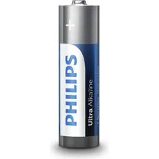 Philips Ultra Alkaline Batterie LR6E2B/10 (2 Stk., AA), Batterien + Akkus
