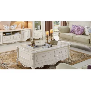 Couchtisch Klassischer Tisch Wohnzimmer Echtholz Barock Rokoko Couchtische