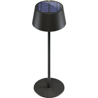 goobay Kabellose LED-Tischleuchte Solar, schwarz