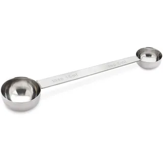 WEIS Messlöffel zweiseitig für 1 TL (5 Gramm) und 1 EL (15 Gramm) Edelstahl