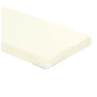 IRISETTE Spannbettlaken Jersey 90 x 200 - 100 x 220 cm beige