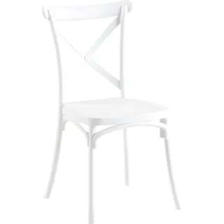 Kondela Savita Stapelstuhl - weiß - Weiß
