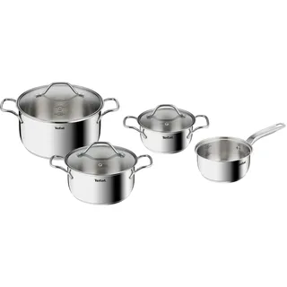 Tefal Intuition Topf-Set 7-tlg. Stielkasserolle 16 cm + Kochtopf 16 cm + Kochtopf 20 cm + Kochtopf 24 cm
