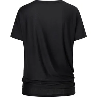 super.natural Yoga Loose Tee jet black - M