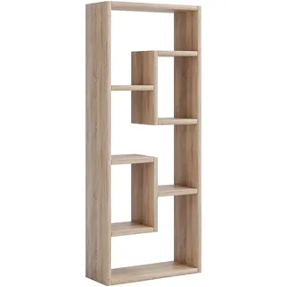 VCM Vilota Wandregal 36 x 14,5 x 92,4 cm Braun