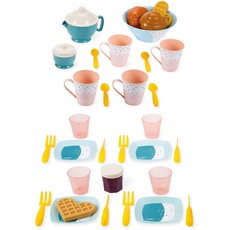 Bild von Toys Ecoiffier 2759 – Frühstücksset mit eleganter Essecke (35-teilig) – Nachahmungsspiel für Kinder ab 18 Monaten