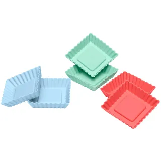 LURCH FlexiForm Tortelett Quader 8,5 x 8,5 cm