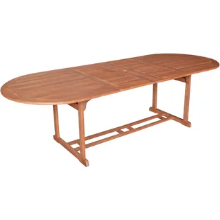 FRG LAGO Ausziehtisch 180/260 x 100 x 74 cm Braun