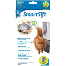 Catit biologisch abbaubare Einlagen für die Catit Smart Sift Katzentoilette, 47 x 39 x 25cm, 12er Pack