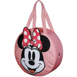 Disney Minnie Maus Face-Jumbo Strandtasche, Schwarz, 53 x 50 cm, Kapazität 42 L