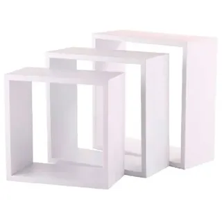 5 Five 83704 Würfelregale 3 Einheiten - White - One Size