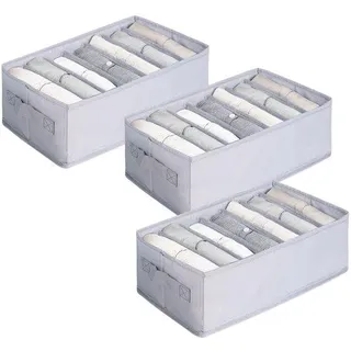 Kleider-OP-Box 7*3, Kleiderschrankorganisator, Garderobelade, Kleidungsstücke-Organisationscontainer, für Hemden, Shirts, Hosen