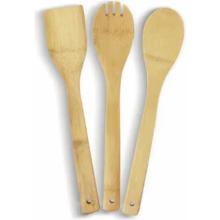 Alpina Pfannenwender-Set 3-teilig 29,5cm Bambus | 3 Stück - Beige