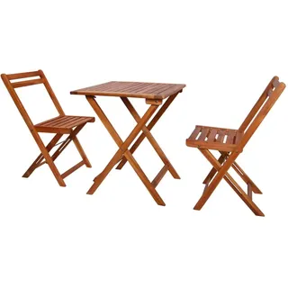 vidaXL Bistroset 3-tlg. Braun
