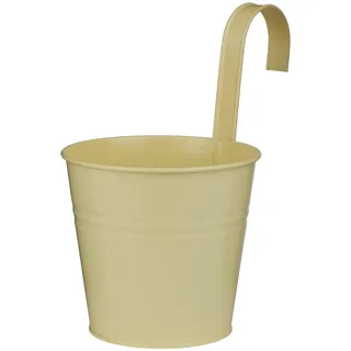 Butlers Hängekasten Zinc Ø16cm , Gelb , Metall , 15 cm , Dekoration, Blumen & Blumentöpfe, Übertöpfe