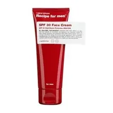 Recipe for Men SPF 30 Face Cream Gesichtscreme 75 ml