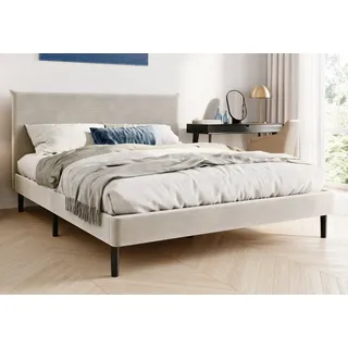 home collective Polsterbett 160 x 200 cm Beige