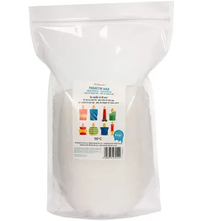 Materialix Paraffinwachs für Kerzen - Verschiedene Größen (3kg) - Kerzenwachs, Wachsgranulat pastillen, Kerzenwachs zum gieße