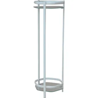 HOFMANN LIVING AND MORE Beistelltisch mit 2 Sicherheitsglasplatten, weiß