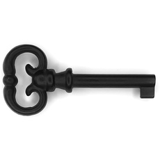 cyclingcolors Möbelschlüssel Schlüsselschild Schlüsselreide Schrankschlüssel Zierschlüssel (schwarz)