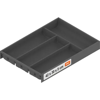 Blum AMBIA-LINE Besteckkasten 42,5 x 30 x 5,1 cm Oriongrau