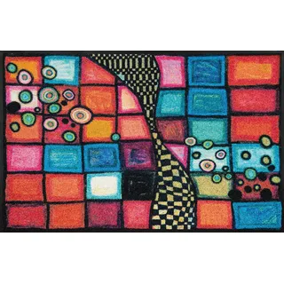 Wash+Dry Fußmatte Tiger Tundra 75x120 cm Polyamid Bunt