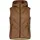 Woman Vest Fix Hood camel 48