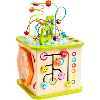 HaPe Motorikwürfel Kleine Tierchen bunt
