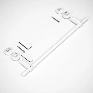 Handtuchstange gerade für Design-Badheizkörper Ovalrohren Handtuchhalter Heizungszubehör Länge 460 mm Weiß auswählbar