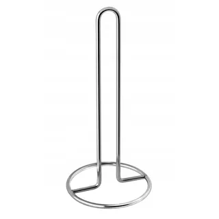 KADAX Küchenrollenhalter, Papierhalter aus Edelstahl, Rollenhalter für Küchenrolle, 31 cm, Silber - Silber