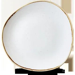 Churchill Super Vitrified Stonecast Barley White Flache Teller, 28,6 cm, 12 Stück