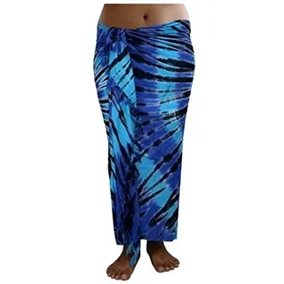 ca.100 Modelle im Shop Sarong Strandtuch Pareo Wickelrock Loop Stola blau Sar18