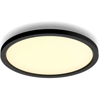 Philips Hue Aurelle White Ambiance Smart Lighting Round 24.5W Panel Light, black, with Bluetooth, Works with Alexa, Google Assistant and Apple Homekit, old generation