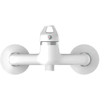 Eisl SPEED Einhebelmischer Duscharmatur Wandmontage für 1 Verbraucher Chrom/Weiß