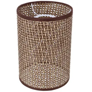 Housoutil Rattan Lampenschirm Für Tischlampe E14 E27 Geflochtenes Design Natürliche Lichtquelle Für Wohnzimmer Schlafzimmer Stilvolle Innenbeleuchtung