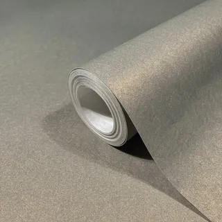 Marburg Vliestapete Uni Metalloptik Modern 10,05 m x 0,7 m Silber