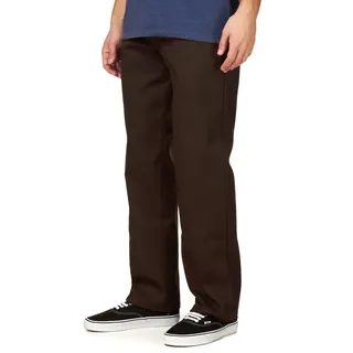 Dickies Herren Sporthose Streetwear Male Pants Original Work, Braun (Dark Brown DB), 33W / 32L