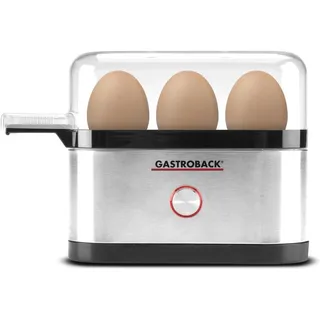 GASTROBACK Eierkocher 3 Eier Silber