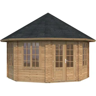 Palmako Pavillon Hanna 5,03 x 3,71 m Braun