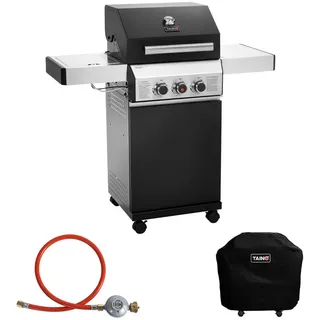 Taino Gasgrill Black 2+1 Set , Metall , 50x115x116 cm , Grills, Gasgriller