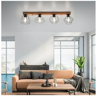 just light. JUST LIGHT Deckenleuchte »KASKA« E27) 1 Stk. ExklusiveE27, braun