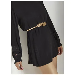 LASCANA Taillengürtel Damen goldfarben Gr.XL