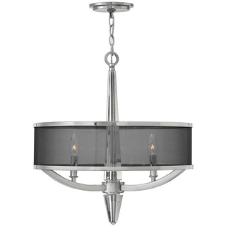 Elstead Lighting Hängeleuchte , Nickelfarben , Metall, Glas , 67.3 cm , Grüner Punkt, RoHS , höhenverstellbar , Lampen & Leuchten, Innenbeleuchtung, Hängeleuchten, Pendelleuchten