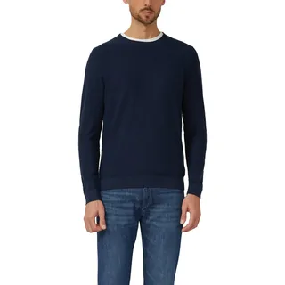 s.Oliver Strickpullover mit Flammgarnstruktur und Rollkante