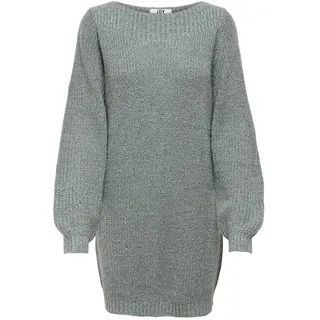 Jdy Damen JDYWHITNEY Megan L/S Boat Dress KNT NOOS Strickkleid, Abyss/Detail:W Black PLY, S